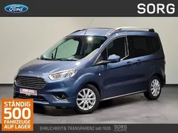 Blau, chrome blue metallic Gebraucht 2021 Ford Tourneo Courier Titanium Van / Kleinbus | 16.490 € (Etwas zu teuer)