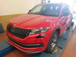 Velvet rot metallic Gebraucht 2020 Skoda Kodiaq SportLine SUV | 36.840 € (Etwas zu teuer)