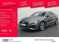 Grau Gebraucht 2020 Audi A3 S-Line Limousine | 27.488 € (Etwas zu teuer)
