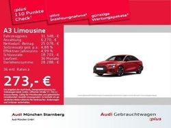 Rot Gebraucht 2022 Audi A3 S-Line Limousine | 33.975 €