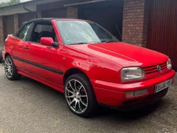Rot Gebraucht 1995 VW Golf Cabriolet Cabrio | 3.650 €