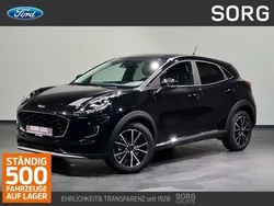 Schwarz, agate black metallic Gebraucht 2021 Ford Puma Titanium SUV | 20.230 € (Superpreis)