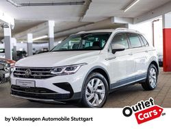 Pure white Gebraucht 2022 VW Tiguan Elegance SUV | 25.930 € (Superpreis)