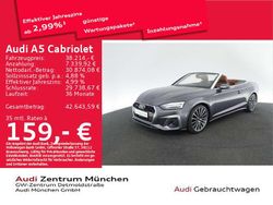 Daytonagrau perleffekt/verdeck Gebraucht 2022 Audi A5 S-Line Cabrio | 38.214 € (Fairer Preis)