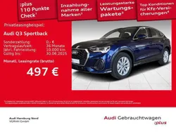 2d navarrablau metallic Gebraucht 2025 Audi Q3 SUV | 39.930 € (Fairer Preis)