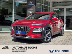 Pulse red / mic Gebraucht 2019 Hyundai Kona Premium SUV | 17.990 € (Guter Preis)