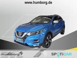 Vivid blue Gebraucht 2017 Nissan Qashqai Tekna SUV | 16.950 € (Fairer Preis)