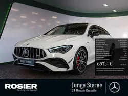 Weiss / polarweiß Gebraucht 2024 Mercedes CLA35 AMG Shooting Brake AMG Kombi | 46.890 € (Etwas zu teuer)