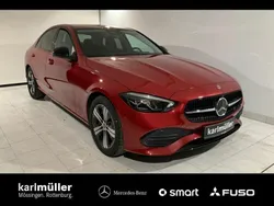 Rot Gebraucht 2023 Mercedes C200 Avantgarde Limousine | 39.950 € (Fairer Preis)