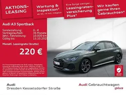 Distriktgrün metallic Gebraucht 2024 Audi A3 S-Line Limousine | 30.980 € (Guter Preis)