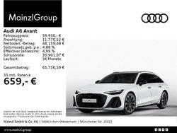 Weiß Gebraucht 2025 Audi A6 S-Line Kombi | 59.930 € (Superpreis)