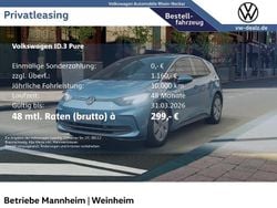 Blau Neu 2025 VW ID.3 Pure Kleinwagen | 30.490 € (Guter Preis)