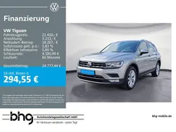 Silber Gebraucht 2016 VW Tiguan Highline SUV | 21.420 € (Fairer Preis)