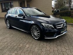 Blau Gebraucht 2018 Mercedes C400 AMG line Limousine | 23.650 € (Superpreis)