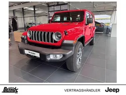 Firecracker red Neu 2025 Jeep Wrangler Unlimited Sahara SUV | 64.985 € (Fairer Preis)
