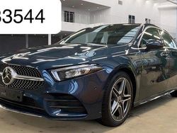 Denimblau (metallic) Gebraucht 2021 Mercedes A250 AMG Limousine | 24.450 € (Superpreis)