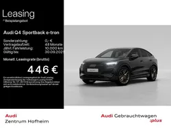 Schwarz Gebraucht 2025 Audi Q4 Sportback e-tron S-Line SUV | 53.990 €