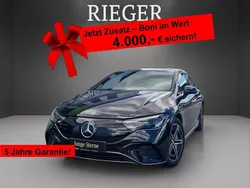 Metalliclack obsidianschwarz (metallic) Gebraucht 2023 Mercedes EQE350 AMG Limousine | 52.899 € (Guter Preis)