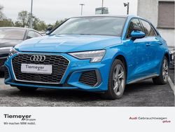 Turboblau Gebraucht 2023 Audi A3 Sportback e-tron S-Line Limousine | 26.310 € (Guter Preis)