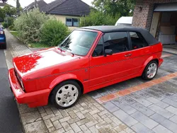 Rot Gebraucht 1992 VW Golf Cabriolet Cabrio | 13.800 €
