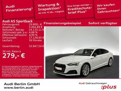 Gletscherweiß metallic Gebraucht 2022 Audi A5 Sportback Ambiente Kleinwagen | 29.800 € (Guter Preis)