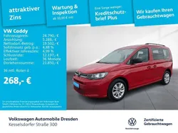 Rot Gebraucht 2021 VW Caddy Life Van / Kleinbus | 25.890 € (Superpreis)