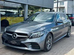 Selenitgrau metalliclack Gebraucht 2019 Mercedes C220 AMG line Kombi | 21.990 € (Fairer Preis)