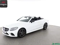 Weiss Gebraucht 2019 Mercedes C300 AMG Cabrio | 35.880 € (Fairer Preis)