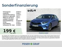 Blue flame Gebraucht 2024 Kia Ceed Spirit Limousine | 28.450 € (Fairer Preis)