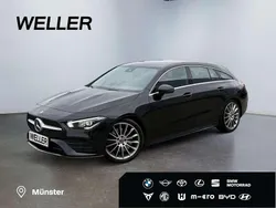 Kosmosschwarz metallic Gebraucht 2019 Mercedes CLA250 AMG line Limousine | 28.890 € (Fairer Preis)