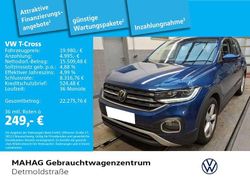 Blau Gebraucht 2022 VW T-Cross Style SUV | 19.980 € (Guter Preis)
