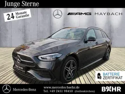 Lack graphitgrau Gebraucht 2024 Mercedes C300e AMG Kombi | 46.750 € (Superpreis)