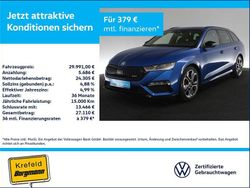 Blau / raceblau Gebraucht 2023 Skoda Octavia RS Kombi | 29.991 € (Fairer Preis)