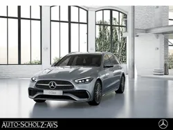 Metalliclack hightechsilber Gebraucht 2025 Mercedes C180 AMG Kombi | 41.989 € (Fairer Preis)