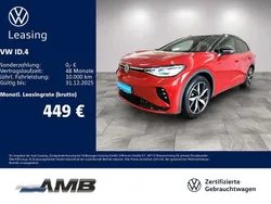 Kings red metallic/schwarz Gebraucht 2025 VW ID.4 GTX SUV | 43.480 € (Guter Preis)