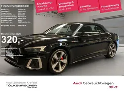 Mythosschwarz (metallic) Gebraucht 2022 Audi A5 Cabriolet S-Line Cabrio | 39.979 € (Fairer Preis)