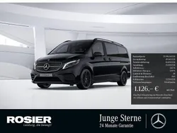 Schwarz / obsidianschwarz Gebraucht 2022 Mercedes V300 Exclusive Van / Kleinbus | 75.990 € (Teuer)