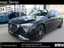 Lack obsidianschwarz (metallic) Gebraucht 2024 Mercedes E220 AMG Limousine | 56.850 € (Teuer)