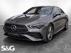 Metalliclack mountaingrau Gebraucht 2024 Mercedes CLA200 AMG Coupé | 38.380 € (Fairer Preis)