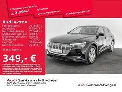 Brillantschwarz Gebraucht 2023 Audi e-tron Ambiente SUV | 29.348 € (Superpreis)