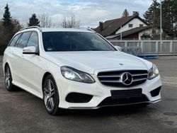 Weiß Gebraucht 2015 Mercedes E220 AMG line Kombi | 19.900 € (Teuer)