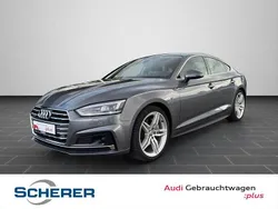 Monsungrau metallic Gebraucht 2018 Audi A5 Sportback Sport Limousine | 26.999 € (Fairer Preis)