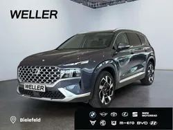 Blau Gebraucht 2021 Hyundai Santa Fe Prime SUV | 37.990 € (Etwas zu teuer)