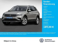 Ivory silver metallic Gebraucht 2024 VW Tiguan Elegance SUV | 31.777 € (Superpreis)