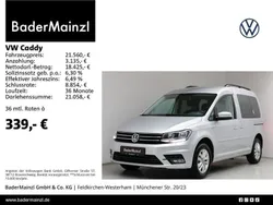 Reflexsilber metallic (metallic) Gebraucht 2019 VW Caddy Comfortline Van / Kleinbus | 21.860 € (Teuer)