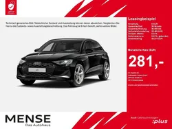 Mythosschwarz metallic Gebraucht 2024 Audi A3 Sportback Advanced Limousine | 33.485 € (Fairer Preis)