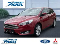 Rot(metallic) Gebraucht 2018 Ford Focus Titanium Kombi | 17.390 € (Fairer Preis)