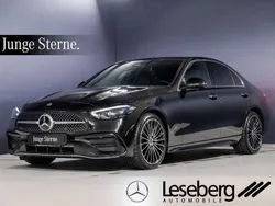 Obsidianschwarz Gebraucht 2024 Mercedes C300 AMG Limousine | 49.820 € (Fairer Preis)