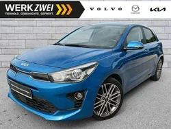 Sporty blue metallic Gebraucht 2022 Kia Rio Spirit Limousine | 14.900 € (Fairer Preis)