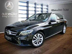 Metalliclack obsidianschwarz Gebraucht 2019 Mercedes C200 Limousine | 23.450 € (Superpreis)
